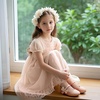 image:imageFelix amp Flora Toddler Flower Girl Dress Shoes  Baby Girl Ballet Mary Jane Flats for Party School WeddingB888fl Nude