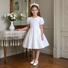 image:imageFelix amp Flora Toddler Flower Girl Dress Shoes  Baby Girl Ballet Mary Jane Flats for Party School WeddingB888fl White