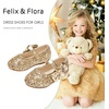 image:imageFelix amp Flora Toddler Flower Girl Dress Shoes  Baby Girl Ballet Mary Jane Flats for Party School WeddingB888glitter Gold