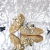 image:imageFelix amp Flora Toddler Flower Girl Dress Shoes  Baby Girl Ballet Mary Jane Flats for Party School WeddingB888glitter Gold