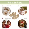image:imageFelix amp Flora Toddler Flower Girl Dress Shoes  Baby Girl Ballet Mary Jane Flats for Party School WeddingB888glitter Gold