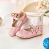 image:imageFelix amp Flora Toddler Flower Girl Dress Shoes  Baby Girl Ballet Mary Jane Flats for Party School WeddingB888glitter Pink