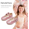 image:imageFelix amp Flora Toddler Flower Girl Dress Shoes  Baby Girl Ballet Mary Jane Flats for Party School WeddingB888glitter Pink