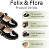 image:imageFelix amp Flora Toddler Flower Girl Dress Shoes  Baby Girl Ballet Mary Jane Flats for Party School WeddingB888pl Black