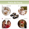 image:imageFelix amp Flora Toddler Flower Girl Dress Shoes  Baby Girl Ballet Mary Jane Flats for Party School WeddingB888pl Black
