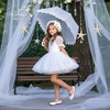image:imageFelix amp Flora Toddler Flower Girl Dress Shoes  Baby Girl Ballet Mary Jane Flats for Party School WeddingB888pl White