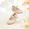 image:imageFelix amp Flora Toddler Flower Girl Dress Shoes  Baby Girl Ballet Mary Jane Flats for Party School WeddingB888s Dark Nude