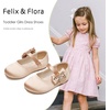 image:imageFelix amp Flora Toddler Flower Girl Dress Shoes  Baby Girl Ballet Mary Jane Flats for Party School WeddingB888s Dark Nude