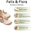 image:imageFelix amp Flora Toddler Flower Girl Dress Shoes  Baby Girl Ballet Mary Jane Flats for Party School WeddingB888s Dark Nude
