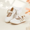 image:imageFelix amp Flora Toddler Flower Girl Dress Shoes  Baby Girl Ballet Mary Jane Flats for Party School WeddingB888s Ivory White
