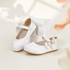 image:imageFelix amp Flora Toddler Flower Girl Dress Shoes  Baby Girl Ballet Mary Jane Flats for Party School WeddingB888s White