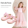 image:imageFelix amp Flora Toddler Flower Girl Dress Shoes  Baby Girl Ballet Mary Jane Flats for Party School WeddingB890light Pink