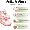 image:imageFelix amp Flora Toddler Flower Girl Dress Shoes  Baby Girl Ballet Mary Jane Flats for Party School WeddingB890light Pink
