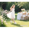 image:imageFelix amp Flora Toddler Flower Girl Dress Shoes  Baby Girl Ballet Mary Jane Flats for Party School WeddingB890white