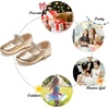 image:imageFelix amp Flora Toddler Flower Girl Dress Shoes  Baby Girl Ballet Mary Jane Flats for Party School WeddingB899fl Gold