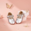 image:imageFelix amp Flora Toddler Flower Girl Dress Shoes  Baby Girl Ballet Mary Jane Flats for Party School WeddingB899fl Silver