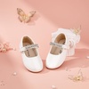 image:imageFelix amp Flora Toddler Flower Girl Dress Shoes  Baby Girl Ballet Mary Jane Flats for Party School WeddingB899pl White