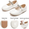 image:imageFelix amp Flora Toddler Flower Girl Dress Shoes  Baby Girl Ballet Mary Jane Flats for Party School WeddingB899pl White