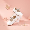 image:imageFelix amp Flora Toddler Flower Girl Dress Shoes  Baby Girl Ballet Mary Jane Flats for Party School WeddingB899pl White