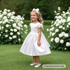 image:imageFelix amp Flora Toddler Flower Girl Dress Shoes  Baby Girl Ballet Mary Jane Flats for Party School WeddingB899pl White