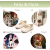 image:imageFelix amp Flora Toddler Flower Girl Dress Shoes  Baby Girl Ballet Mary Jane Flats for Party School WeddingB902beige