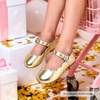 image:imageFelix amp Flora Toddler Flower Girl Dress Shoes  Baby Girl Ballet Mary Jane Flats for Party School WeddingB902bright Gold