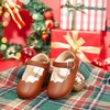 image:imageFelix amp Flora Toddler Flower Girl Dress Shoes  Baby Girl Ballet Mary Jane Flats for Party School WeddingB902brown