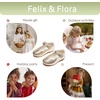 image:imageFelix amp Flora Toddler Flower Girl Dress Shoes  Baby Girl Ballet Mary Jane Flats for Party School WeddingB902gold