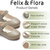 image:imageFelix amp Flora Toddler Flower Girl Dress Shoes  Baby Girl Ballet Mary Jane Flats for Party School WeddingB902grey