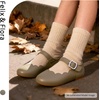 image:imageFelix amp Flora Toddler Flower Girl Dress Shoes  Baby Girl Ballet Mary Jane Flats for Party School WeddingB902grey