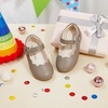 image:imageFelix amp Flora Toddler Flower Girl Dress Shoes  Baby Girl Ballet Mary Jane Flats for Party School WeddingB902grey