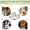 image:imageFelix amp Flora Toddler Flower Girl Dress Shoes  Baby Girl Ballet Mary Jane Flats for Party School WeddingB902ivory White