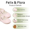 image:imageFelix amp Flora Toddler Flower Girl Dress Shoes  Baby Girl Ballet Mary Jane Flats for Party School WeddingB902light Pink