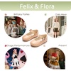 image:imageFelix amp Flora Toddler Flower Girl Dress Shoes  Baby Girl Ballet Mary Jane Flats for Party School WeddingB902nude