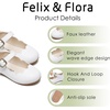 image:imageFelix amp Flora Toddler Flower Girl Dress Shoes  Baby Girl Ballet Mary Jane Flats for Party School WeddingB902white