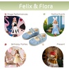 image:imageFelix amp Flora Toddler Flower Girl Dress Shoes  Baby Girl Ballet Mary Jane Flats for Party School WeddingBf30light Blue