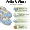 image:imageFelix amp Flora Toddler Flower Girl Dress Shoes  Baby Girl Ballet Mary Jane Flats for Party School WeddingBf30light Blue