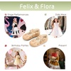 image:imageFelix amp Flora Toddler Flower Girl Dress Shoes  Baby Girl Ballet Mary Jane Flats for Party School WeddingBf30nude