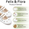 image:imageFelix amp Flora Toddler Flower Girl Dress Shoes  Baby Girl Ballet Mary Jane Flats for Party School WeddingBf30white