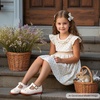 image:imageFelix amp Flora Toddler Girl Mary Jane Dress Shoes  School Oxford Flats for Girl Party ShoesB423beige