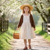 image:imageFelix amp Flora Toddler Girl Mary Jane Dress Shoes  School Oxford Flats for Girl Party ShoesB423brown