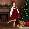 image:imageFelix amp Flora Toddler Girl Mary Jane Dress Shoes  School Oxford Flats for Girl Party ShoesB423red