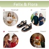 image:imageFelix amp Flora Toddler Girl Mary Jane Dress Shoes  School Oxford Flats for Girl Party ShoesB429black