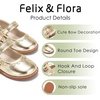 image:imageFelix amp Flora Toddler Girl Mary Jane Dress Shoes  School Oxford Flats for Girl Party ShoesB429gold