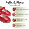 image:imageFelix amp Flora Toddler Girl Mary Jane Dress Shoes  School Oxford Flats for Girl Party ShoesB429red
