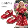 image:imageFelix amp Flora Toddler Girl Mary Jane Dress Shoes  School Oxford Flats for Girl Party ShoesB429red
