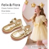 image:imageFelix amp Flora Toddler Girl Mary Jane Dress Shoes  School Oxford Flats for Girl Party ShoesB432gold