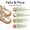image:imageFelix amp Flora Toddler Girl Mary Jane Dress Shoes  School Oxford Flats for Girl Party ShoesB432gold