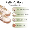 image:imageFelix amp Flora Toddler Girl Mary Jane Dress Shoes  School Oxford Flats for Girl Party ShoesB432pl Nude