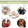 image:imageFelix amp Flora Toddler Girl Mary Jane Dress Shoes  School Oxford Flats for Girl Party ShoesB432pl Nude